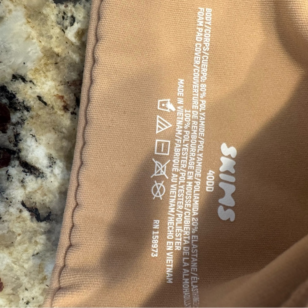 Skims Tan 40DD fits everybody bra lightly lined nude 40E - Picture 2 of 2